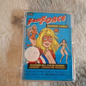 1992 AC Comics Limited Edition FEM FORCE Movie COMPLETE SET (1-14) Cards